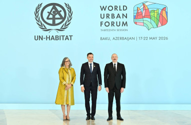 Prezident İlham Əliyev Bakıda Ümumdünya Şəhərsalma Forumunun 13-cü Sessiyasının (WUF13) açılış mərasimində iştirak edir