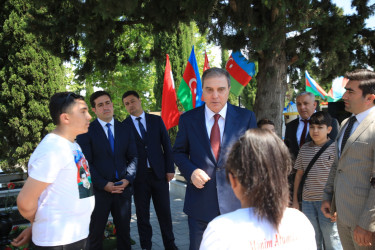 Gəncədə şəhid övladları üçün “Yay məktəbi” layihəsinə start verilib