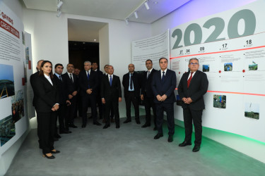 Gəncə Memorial Kompleksində mülki şəhidlərin xatirəsi yad olunub