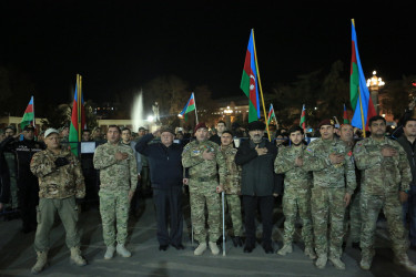 Gəncədə Zəfər Gününə həsr olunmuş möhtəşəm konsert proqramı keçirilib