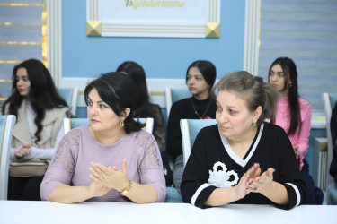 Gəncə Dövlət Universitetində “Gender əsaslı zorakılığa qarşı 16 günlük fəallıq” kampaniyası çərçivəsində dəyirmi masa təşkil edilib