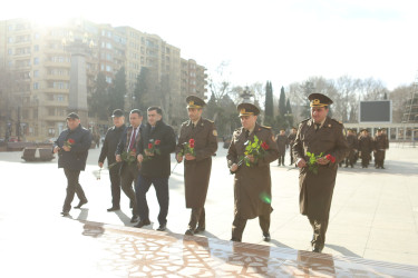 Gəncədə Fövqəladə Hallar Nazirliyi işçilərinin peşə bayramı qeyd olunub