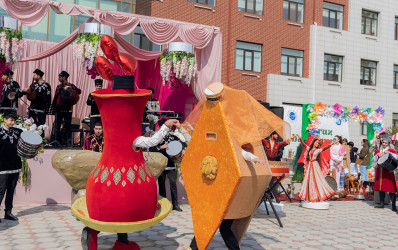 Gəncə “Dünya Məktəbi”ndə “Paxlava” festivalı keçirilib