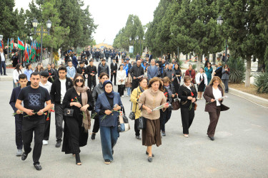 Gəncədə 27 Sentyabr – Anım Gününün 5-ci ildönümü ilə əlaqədar ümumşəhər tədbiri keçirilib