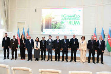 Gəncədə “I Yaşıl İqtisadiyyat” Beynəlxalq Forumu keçirilib
