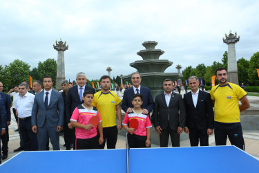 Gəncə 2025-ci il üçün MDB-nin İdman Paytaxtı titulunu təsdiqləyən sertifikatı qəbul edib