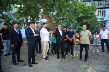 Niyazi Bayramov növbəti “ABAD məhəllə” layihəsi çərçivəsində görülən işlərlə tanış olub