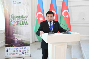 Gəncədə “I Yaşıl İqtisadiyyat” Beynəlxalq Forumu keçirilib