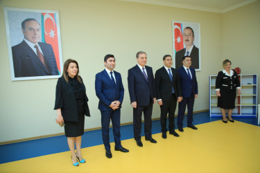 Niyazi Bayramov 5 nömrəli körpələr evi-uşaq bağçasının açılış mərasimində iştirak edib