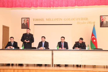 Gəncədə “Şagird təhlükəsizliyi” mövzusunda maarifləndirici görüş keçirilib