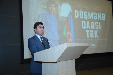 Gəncədə Milli Qəhrəman Natiq Qasımova həsr olunan film nümayiş etdirilib