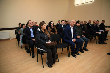 Niyazi Bayramov növbəti dəfə sakinlərlə görüşüb