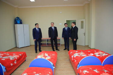 Niyazi Bayramov 5 nömrəli körpələr evi-uşaq bağçasının açılış mərasimində iştirak edib