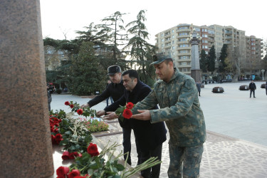 Gəncədə Ümummilli Lider Heydər Əliyevin xatirəsi anılıb