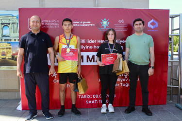 Gəncədə Ulu Öndər Heydər Əliyevin 102 illiyinə həsr edilmiş "III Əzm Marafonu" keçirilib