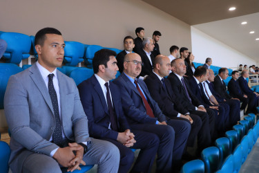 Gəncədə universitetlərarası basketbol yarışının açılış mərasimi keçirilib