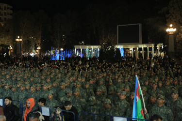 Gəncədə Zəfər Gününə həsr olunmuş möhtəşəm konsert proqramı keçirilib