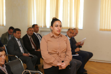 Niyazi Bayramov 3 nömrəli tam orta məktəbdə vətəndaşlarla görüş keçirib