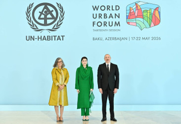 Prezident İlham Əliyev Bakıda Ümumdünya Şəhərsalma Forumunun 13-cü Sessiyasının (WUF13) açılış mərasimində iştirak edir