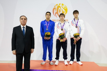 Gəncə İdman Sarayında III MDB Oyunları çərçivəsində üzgüçülük yarışları üzrə növbəti qaliblər müəyyən olunub