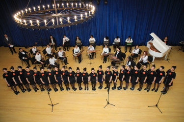 Gəncədə Ulu Öndər Heydər Əliyevin əziz xatirəsinə həsr olunmuş “İthaf” adlı konsert proqramı keçirilib