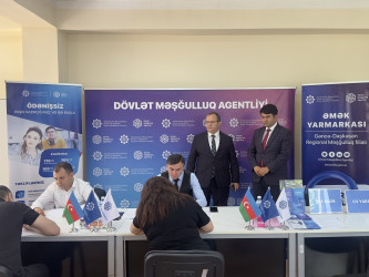 Gəncədə növbəti əmək yarmarkası keçirilib