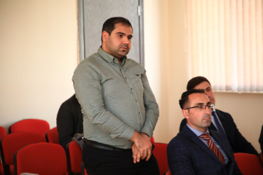 Niyazi Bayramov 14 nömrəli tam orta məktəbdə səyyar görüş keçirib