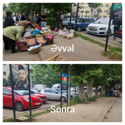 Gəncədə qanunsuz küçə ticarəti ilə məşğul olanlara qarşı tədbirlər görülür