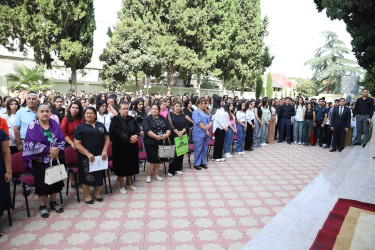 Gəncədə fəaliyyət göstərən universitetlərdə “Bilik günü” keçirilib