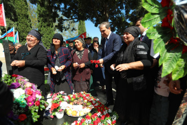 Gəncədə şəhid Asiman İmamverdiyevin il mərasimi keçirilib