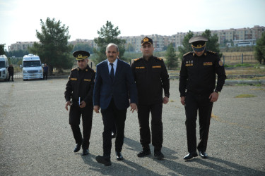 Gəncədə ərazi mülki müdafiə qüvvələri ilə xəbərdarlıq və toplanış məşqi keçirilib