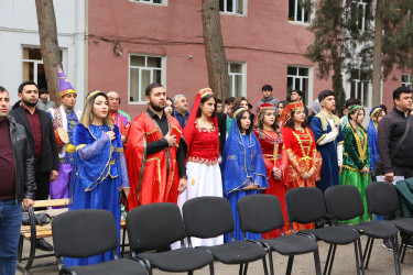 Azərbaycan Texnologiya Universitetində Novruz Bayramı münasibətilə el şənliyi təşkil olunub
