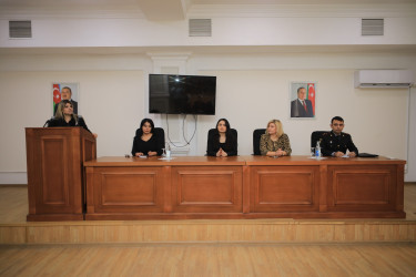 Gəncədə “Ailədaxili münaqişələr və münaqişəli ailələrlə bağlı görülən tədbirlər” mövzusunda konfrans keçirilib