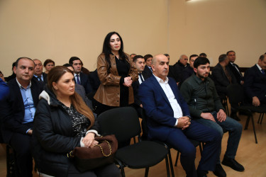 Niyazi Bayramov növbəti dəfə sakinlərlə görüşüb