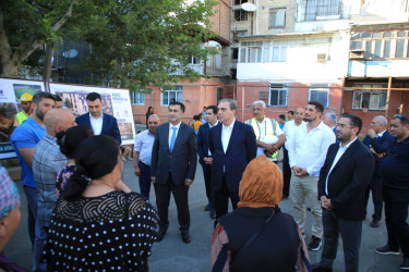 Niyazi Bayramov növbəti “ABAD məhəllə” layihəsi çərçivəsində görülən işlərlə tanış olub