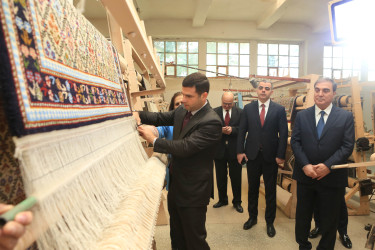 “Gəncə Tekstil” ASC-də məhsullar yerli xammal hesabına istehsal olunur