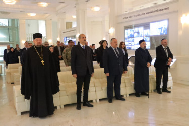Gəncədə “Heydər Əliyev: dəyərlərimizin xilaskarı” mövzusunda tədbir keçirilib