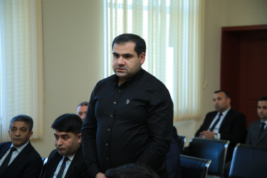 Niyazi Bayramov Gəncədə sakinlərlə növbəti səyyar görüş keçirib