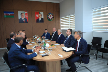 Belarus nümayəndə heyəti Gəncə Avtomobil Zavodunda olub