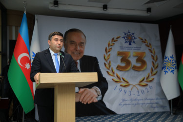 YAP Gəncə şəhər təşkilatının təsis edilməsinin 33-cü ildönümü münasibətilə tədbir keçirilib