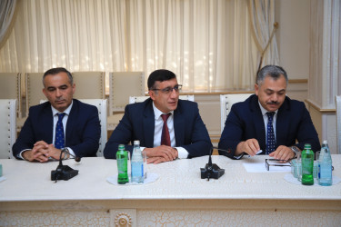 Niyazi Bayramov müxtəlif idman növləri üzrə yüksək nəticələr göstərən idmançılarla görüşüb