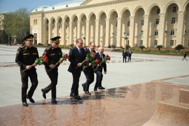 Gəncədə “Yanğınlara qarşı qabaqlayıcı tədbirlərin səmərəliliyinin artırılması” mövzusunda regional müşavirə keçirilib