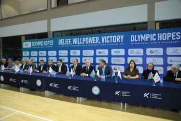 Gəncə İdman Sarayında “Olimpiya Ümidləri” beynəlxalq karate turniri keçirilib
