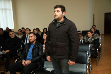 Niyazi Bayramov sakinlərin müraciətlərini dinləyib