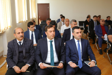 Niyazi Bayramov 3 nömrəli tam orta məktəbdə vətəndaşlarla görüş keçirib