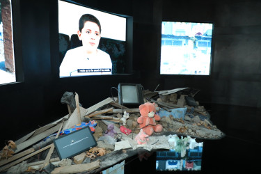 Gəncə Memorial Kompleksində mülki şəhidlərin xatirəsi yad olunub