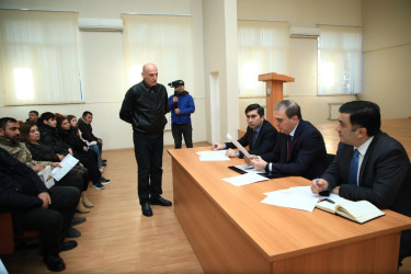 Niyazi Bayramov sakinlərlə növbəti səyyar görüşünü keçirib