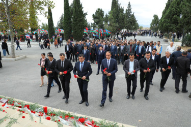 Gəncədə Anım Günü ilə əlaqədar olaraq ümumşəhər tədbiri keçirilib