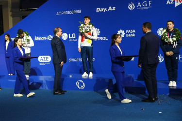 Gəncədə aerobika gimnastikası üzrə 14-cü Avropa Çempionatı yekunlaşıb