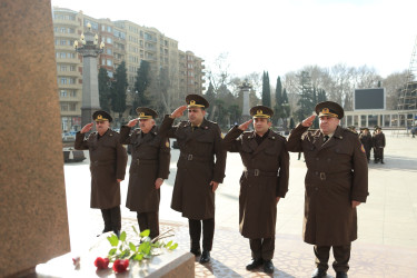 Gəncədə Fövqəladə Hallar Nazirliyi işçilərinin peşə bayramı qeyd olunub